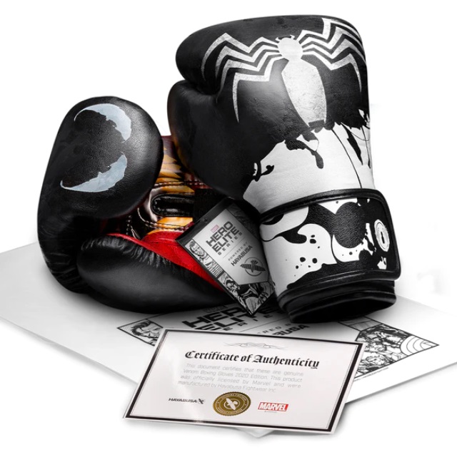 Enderezar captura rastro Hayabusa Venom Boxing Gloves Limited Edition Marvel - B-Champs - MMA Store
