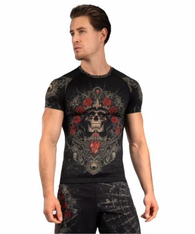 Venum Santa Muerte 5.0 Men´s Short Sleeve Rashguard