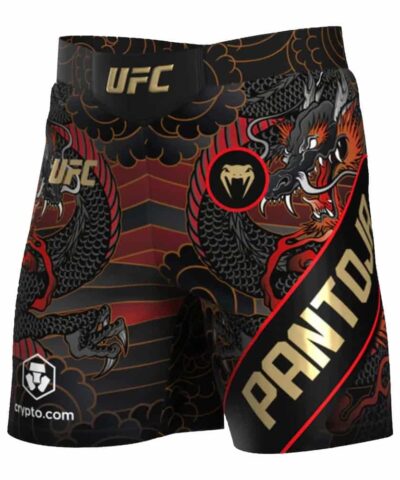 UFC Unrivaled by Venum Men’s Red Alexandre Pantoja Short fit Fight short