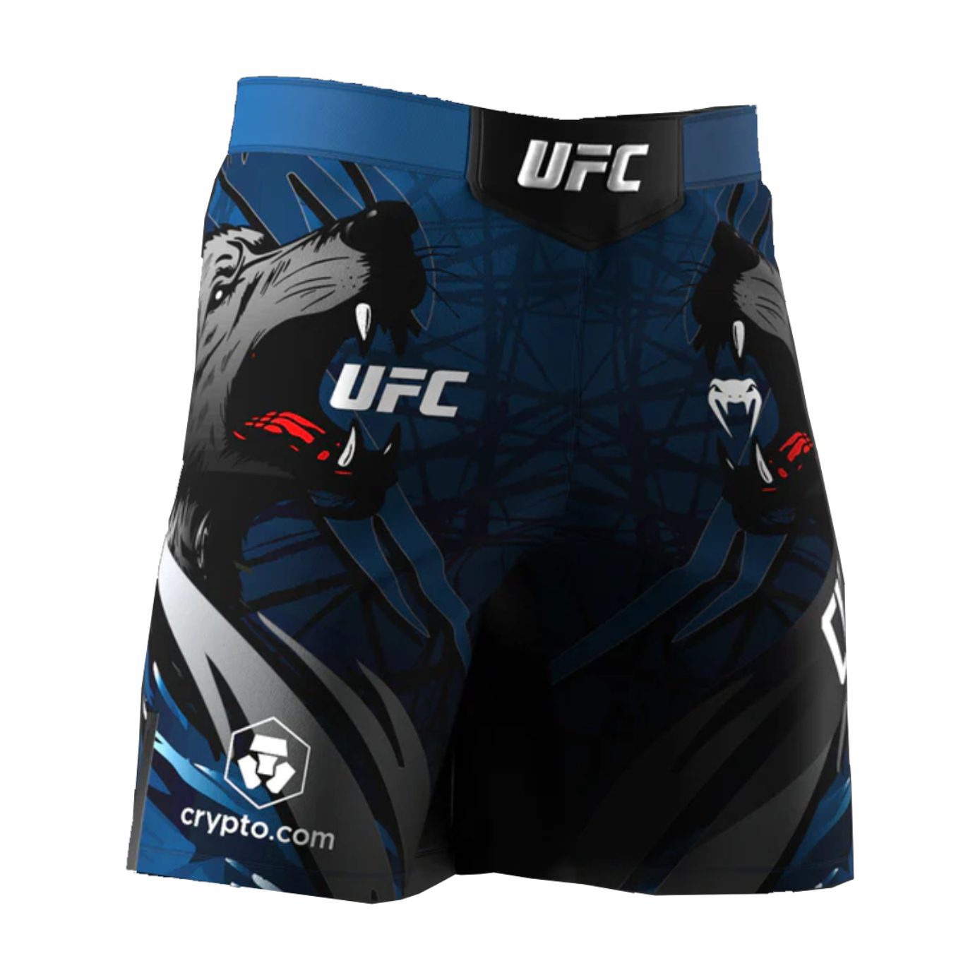 UFC Unrivaled by Venum Men’s Blue Khamzat Chimaev Long Fit Fight Short - Image 2