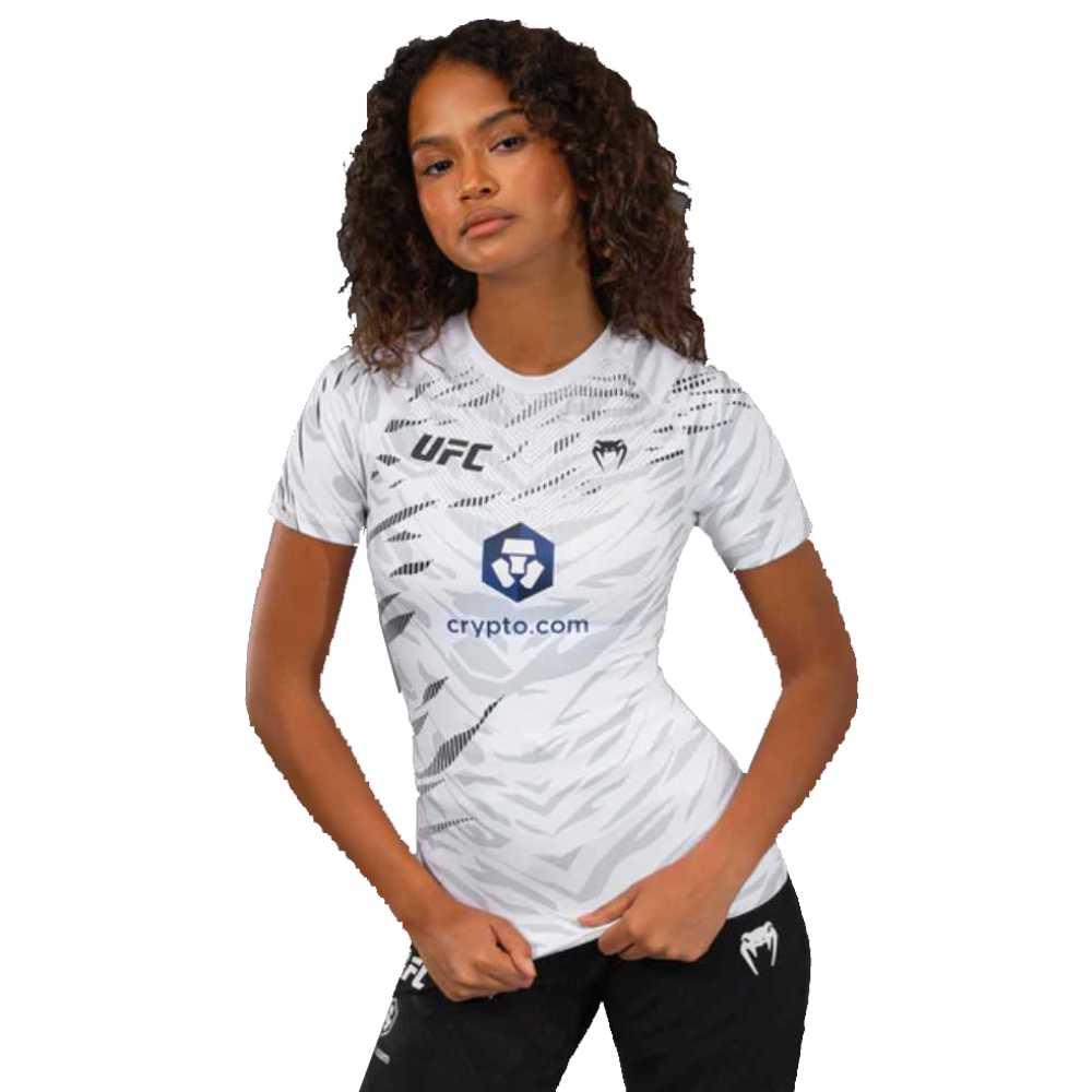UFC Fusion by Venum Authentic Fight Night Women’s Performance Short Sleeve Rashguard - Image 2