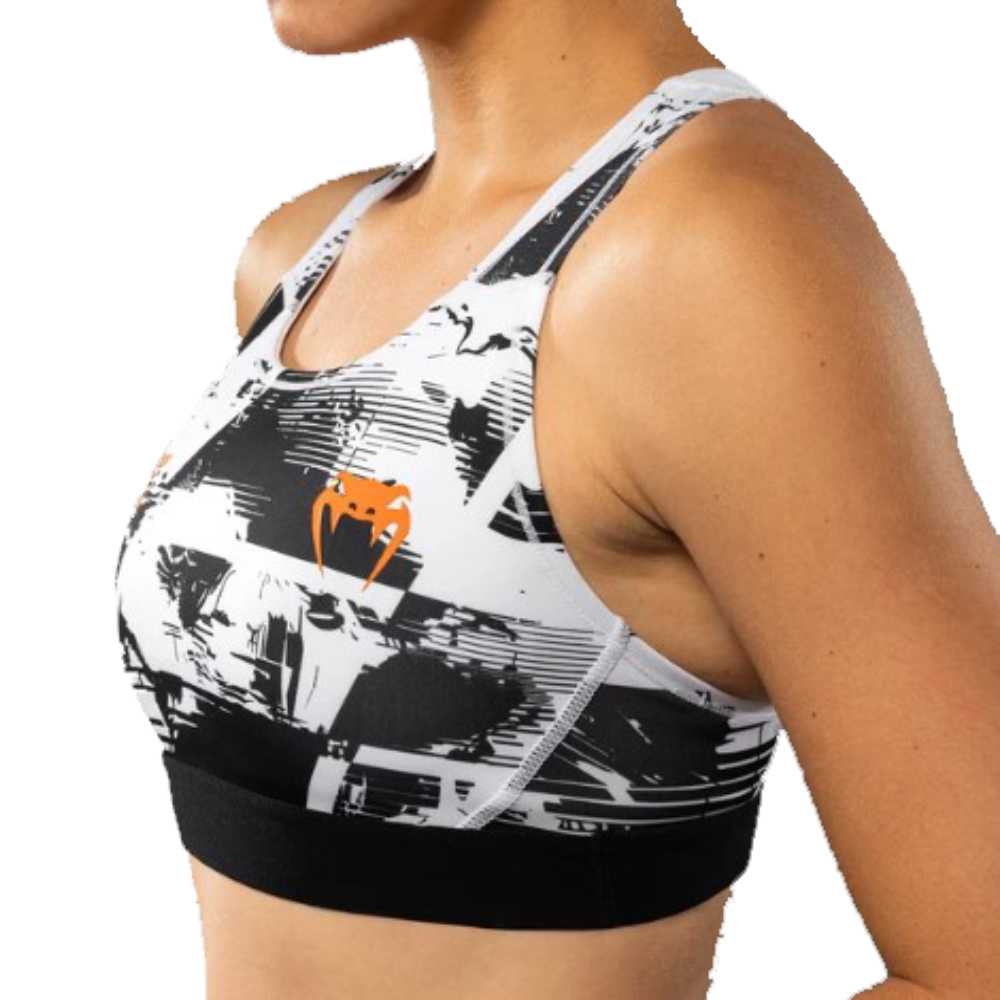 UFC Zenith by Venum Authentic Fight Week Womens White Sports Bra